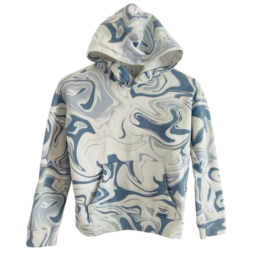 Abercrombie Kids Swirl Long Sleeve Hoodie Sweatshirt